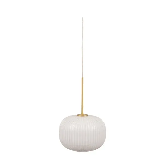 Bella Ribbed Squoval Pendant Light 3