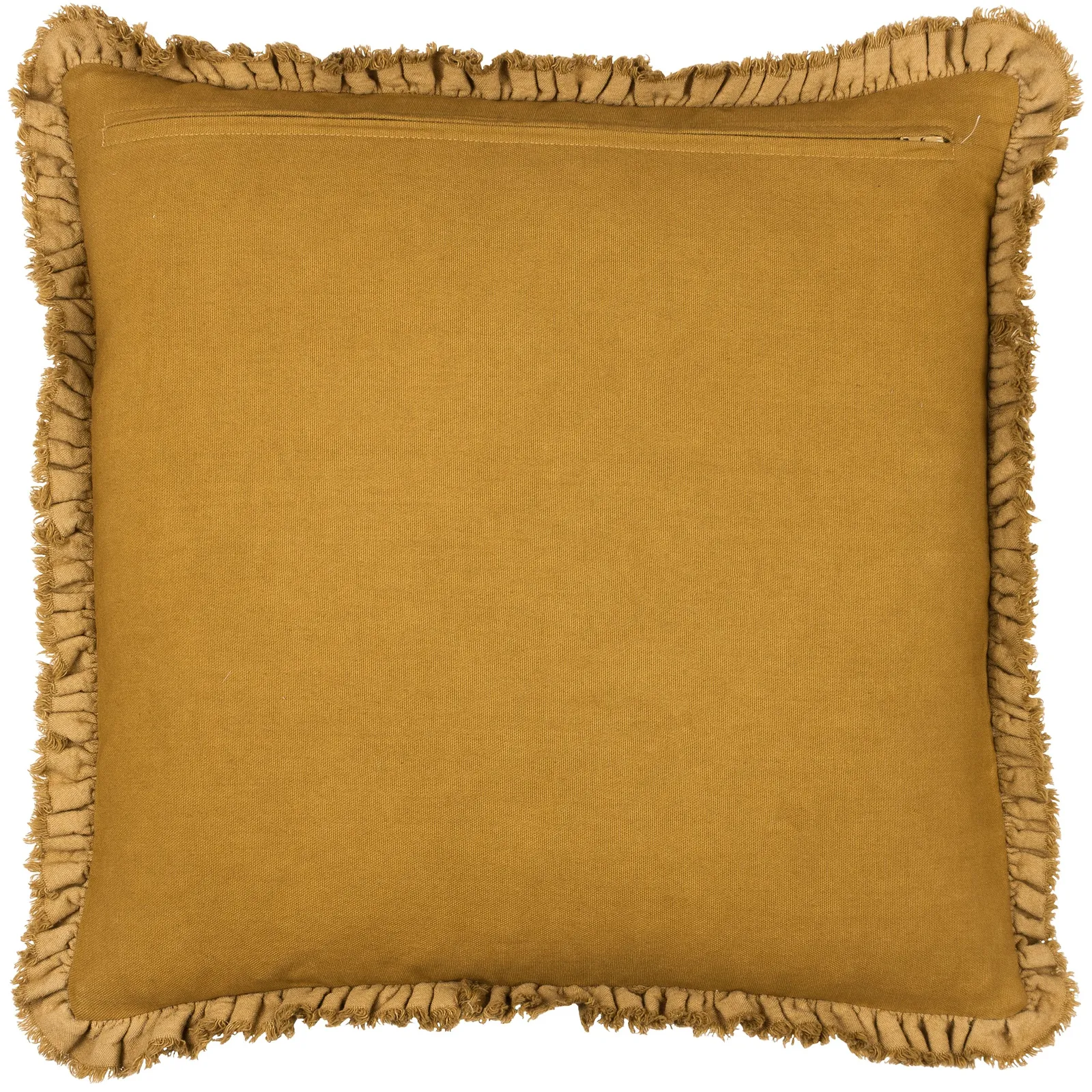 Yard Bertie 100% Cotton Velvet Cushion in Yellow 3