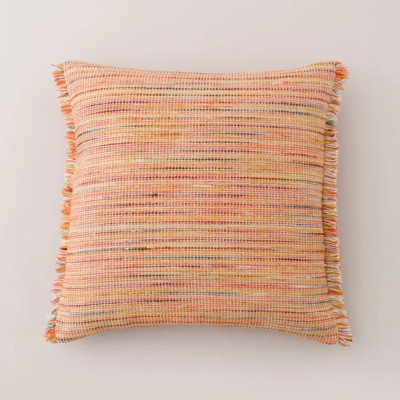 Ava Fringe Cotton Square Cushion 3