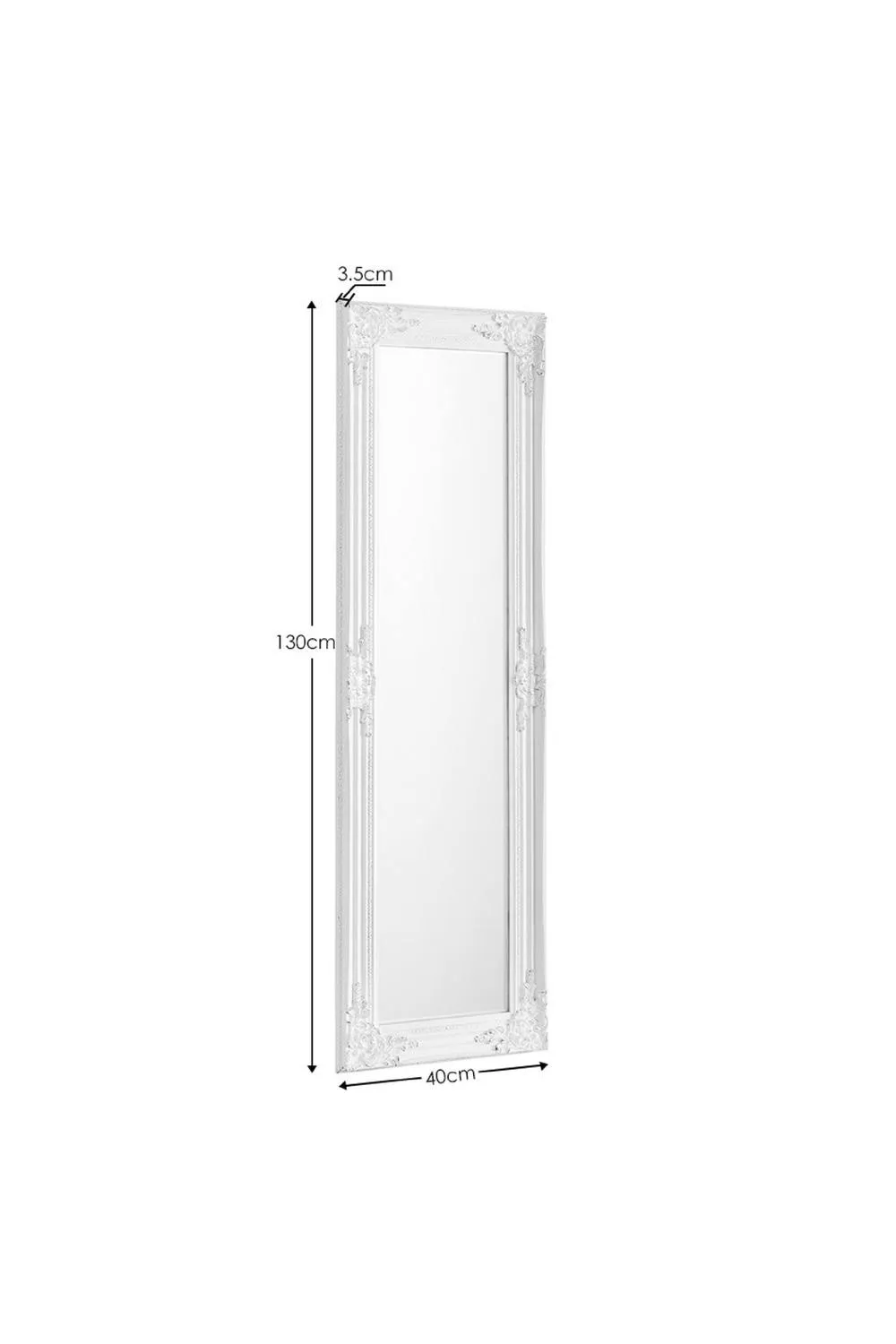 Julian Bowen Palais Dressing Mirror in White 3
