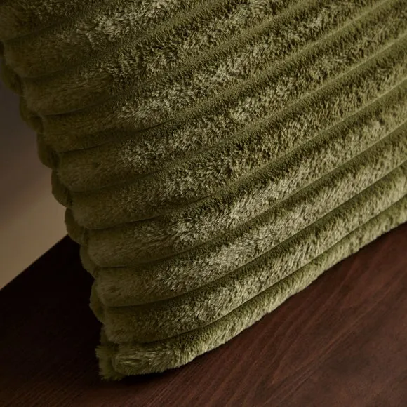 Catherine Lansfield Cosy Ribbed Square Cushion 2