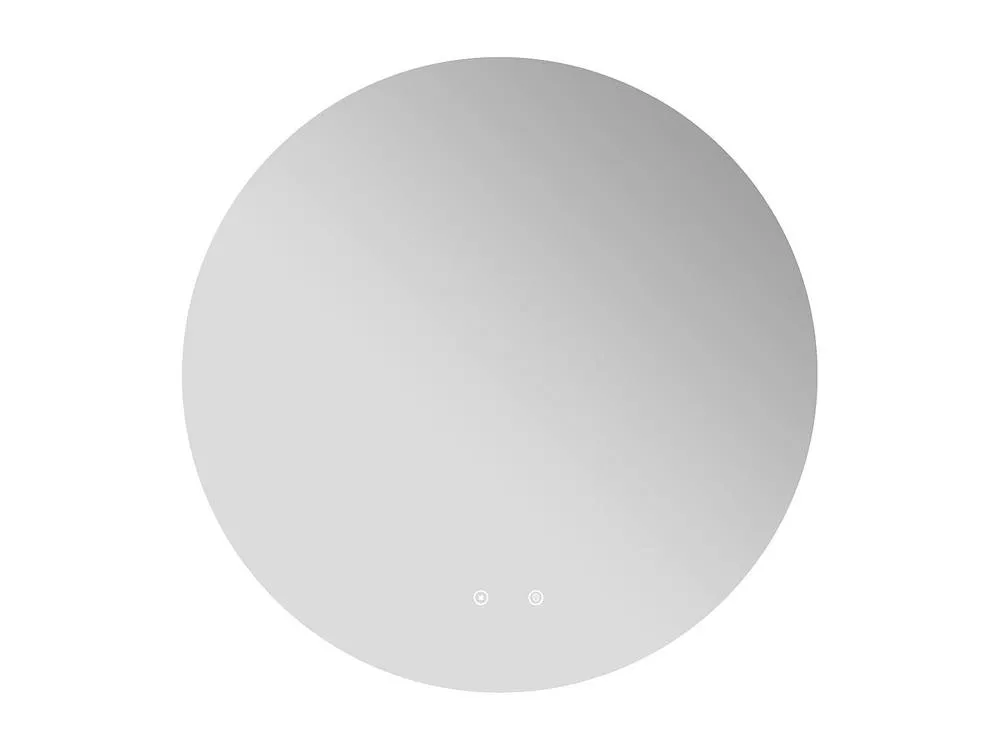 Vente-unique Oval Frameless Anti-Mist LED Bathroom Mirror - D90 Cm - ROMULA in Clear 5