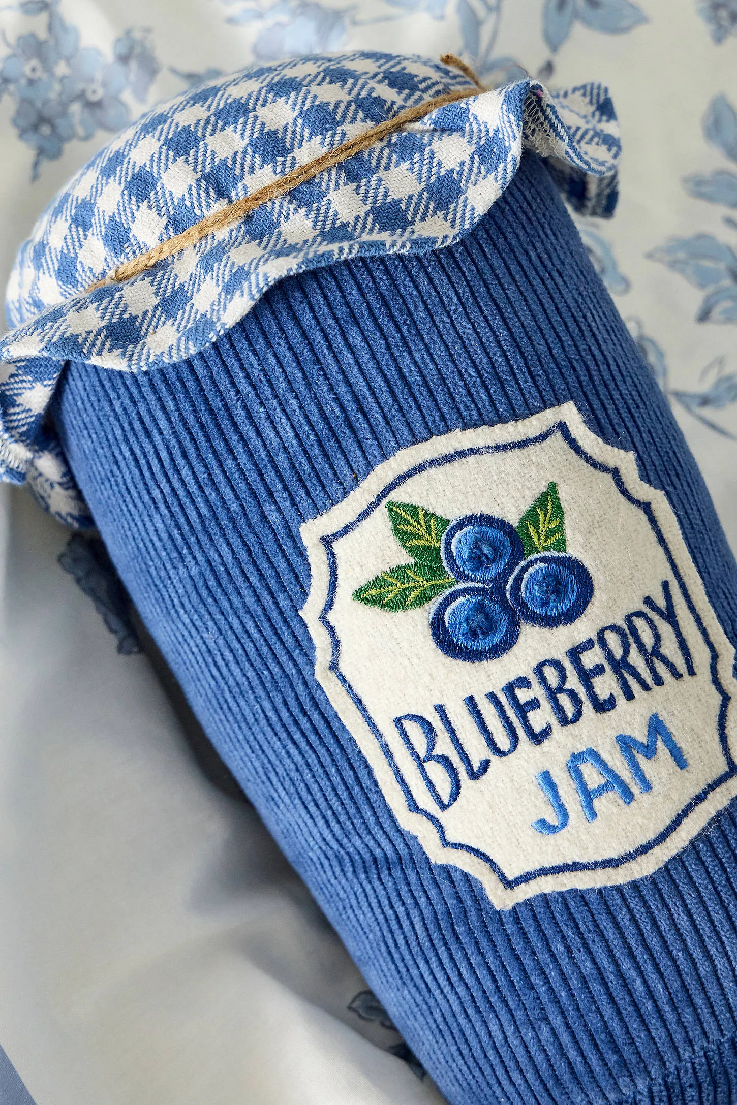 Blueberry Jam Cushion - Blue 2