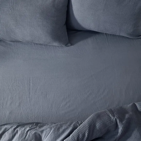 Yard Hebden Washed Cotton Fitted Sheet