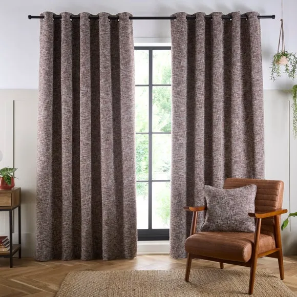 Everson Boucle Eyelet Curtains 2