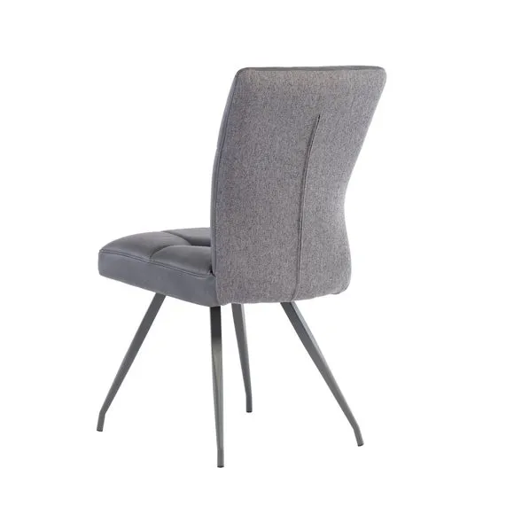 Rimini Round Extendable Dining Table with 4 Kabana Faux Leather Dining Chairs 6
