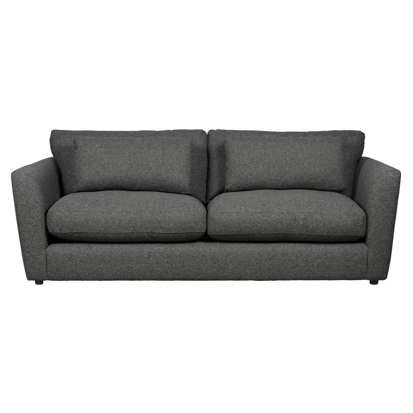 Esther Fleck Fabric 3 Seater Sofa Charcoal