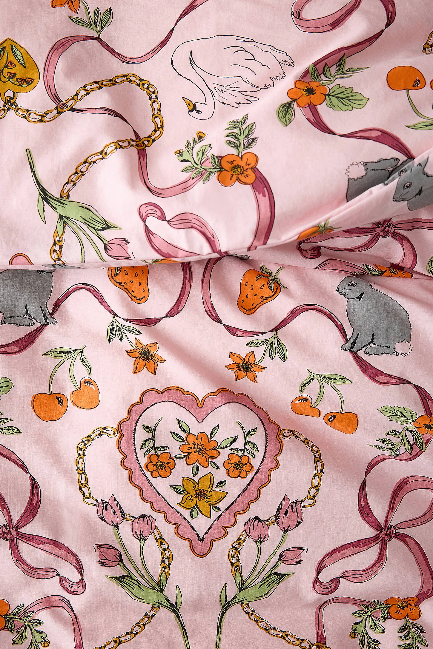 Pink Mariya Duvet Set - Pink King 3
