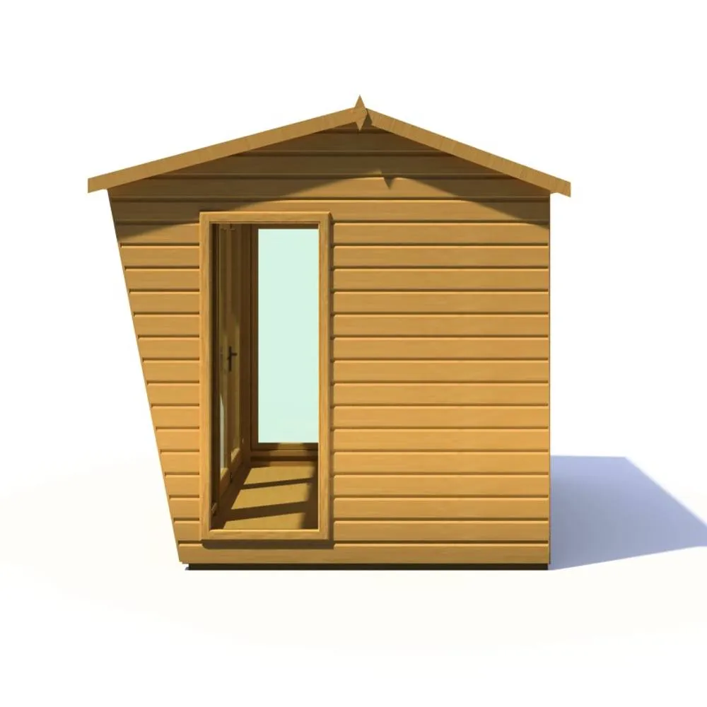 Shires Burghclere 8 x 6 Feet Summerhouse - L233.5 x W251.4 x H230.7 cm in Light Brown 5