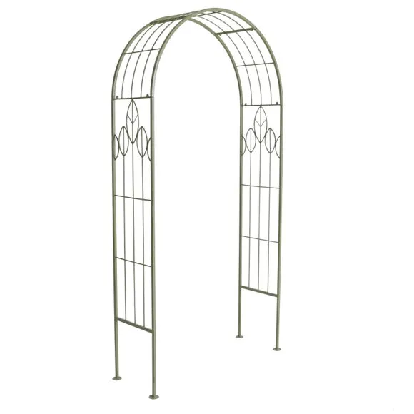 Rustic Leaf Metal Arch 3