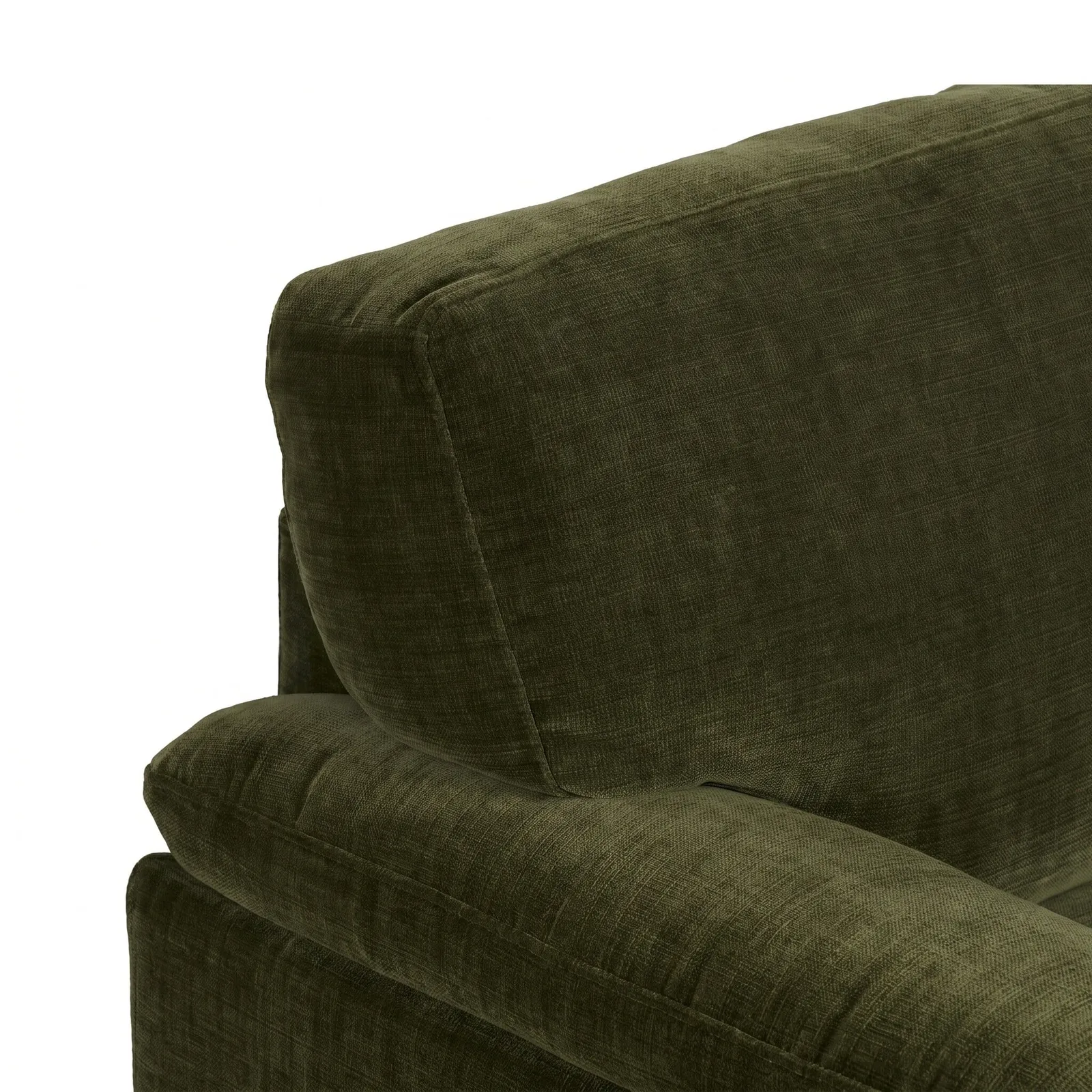 Bowes Large Corner Sofa, Green Fabric | Barker & Stonehouse 4