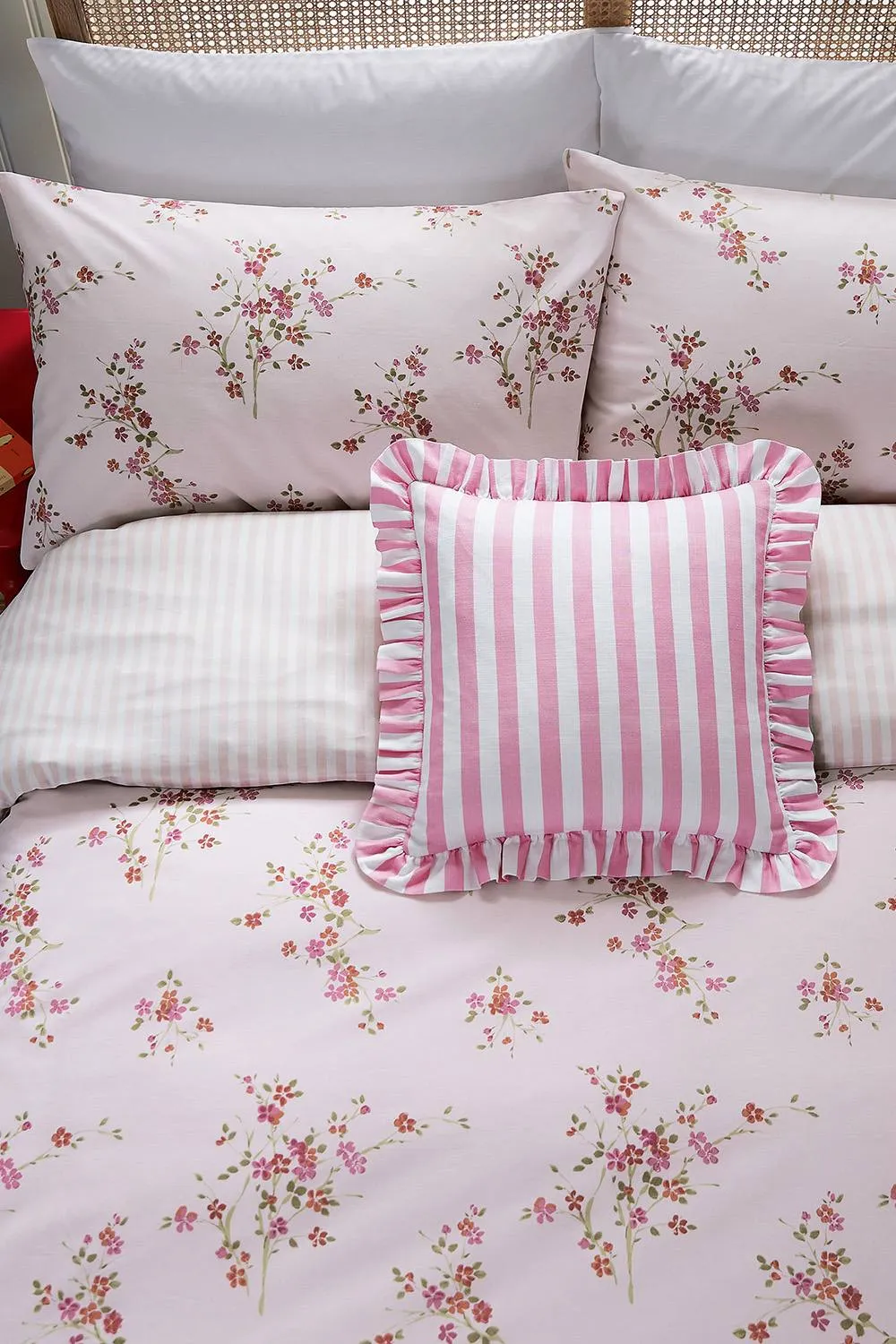 Helena Springfield 'Blossom Print' Cotton Duvet Cover Set in Pink 3