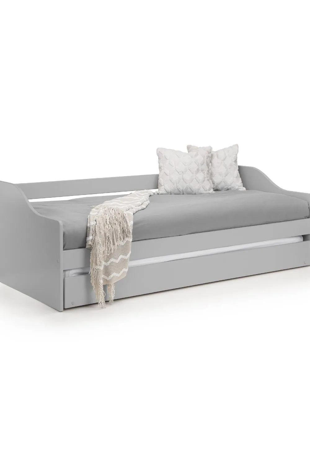 Julian Bowen Elba Daybed with pull-out Trundle in Grey 3