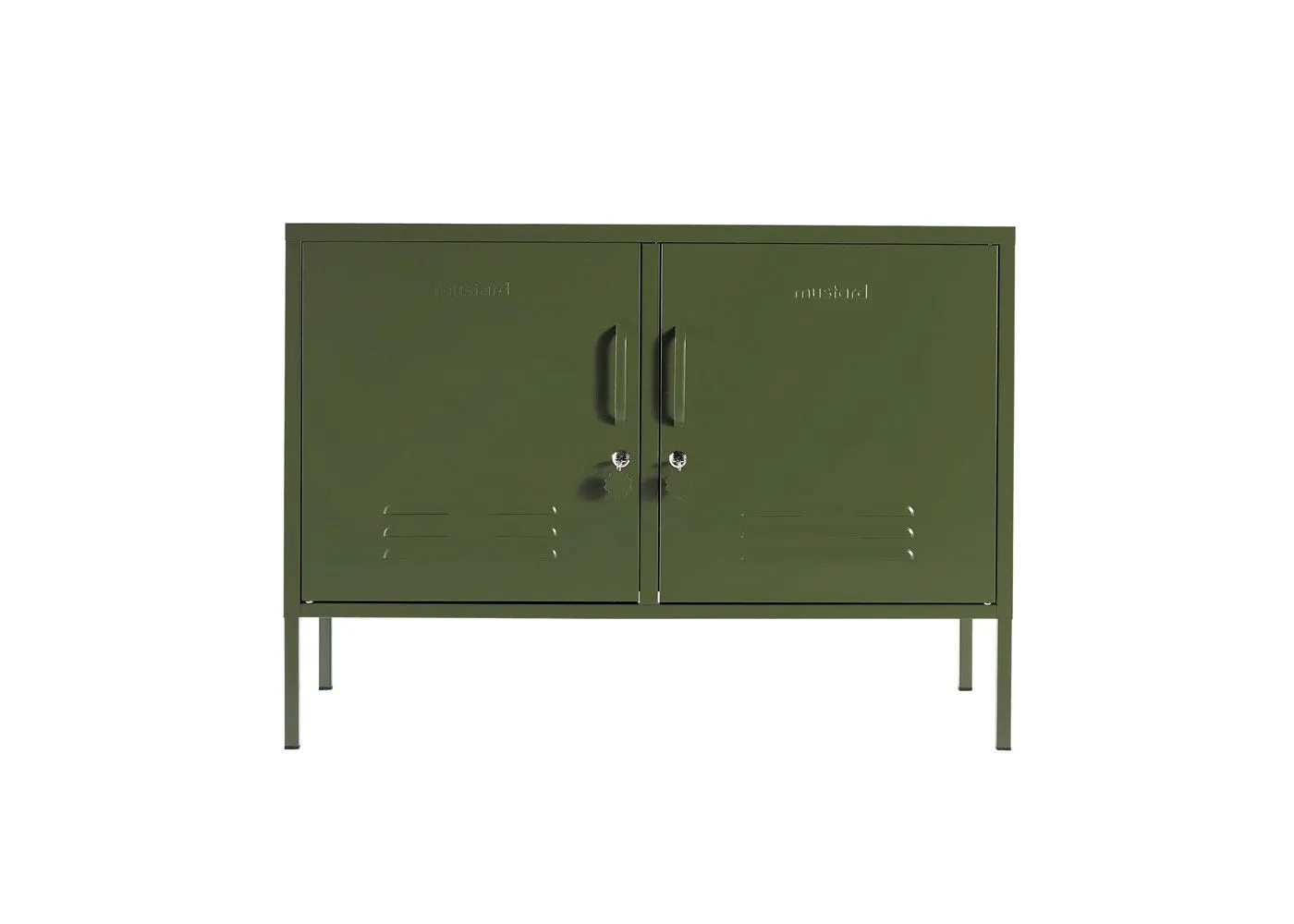 Mustard Made The Lowdown Cabinet Olive