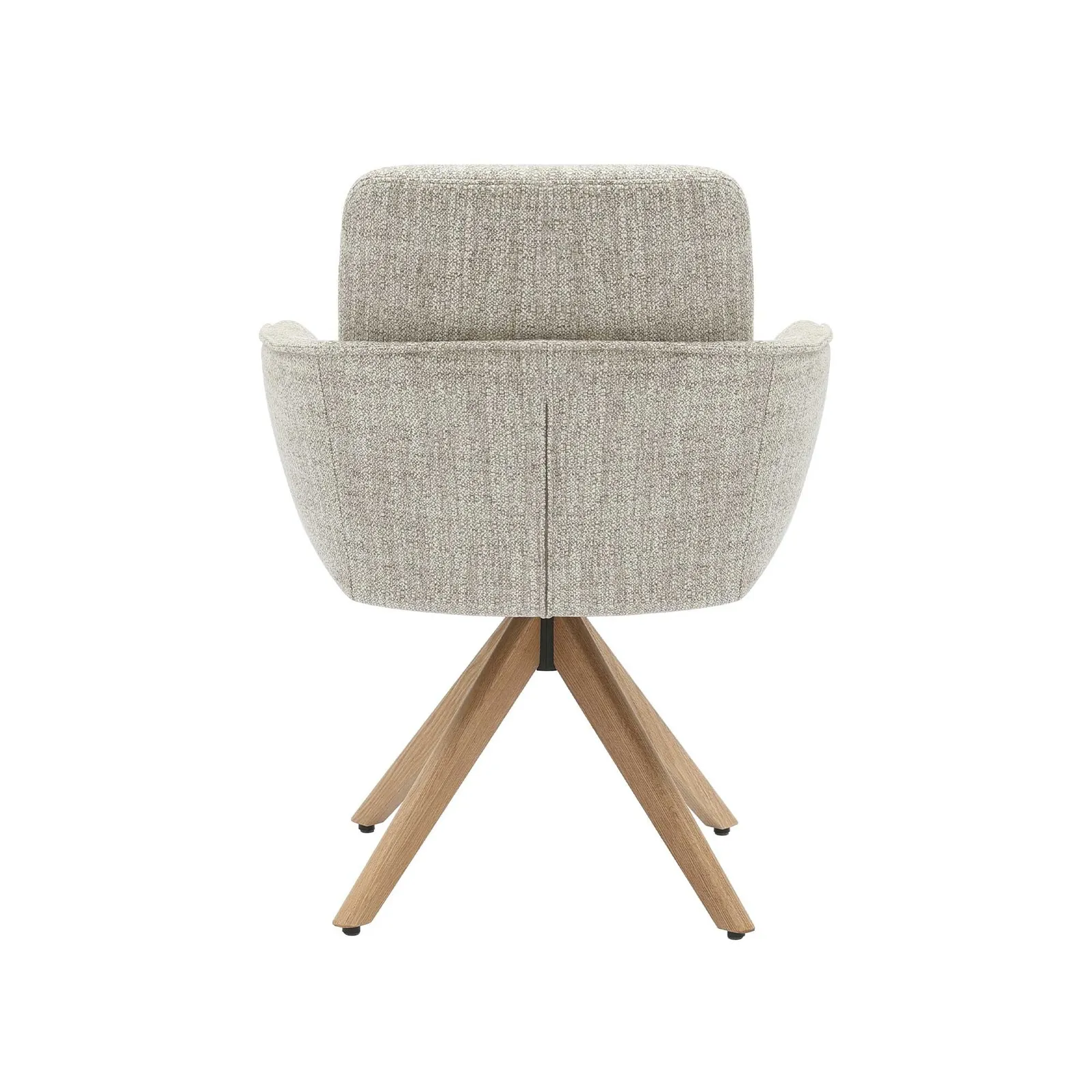 Woolwich Dining Chair With 360 Swivel, Orange Fabric | Barker & Stonehouse 4