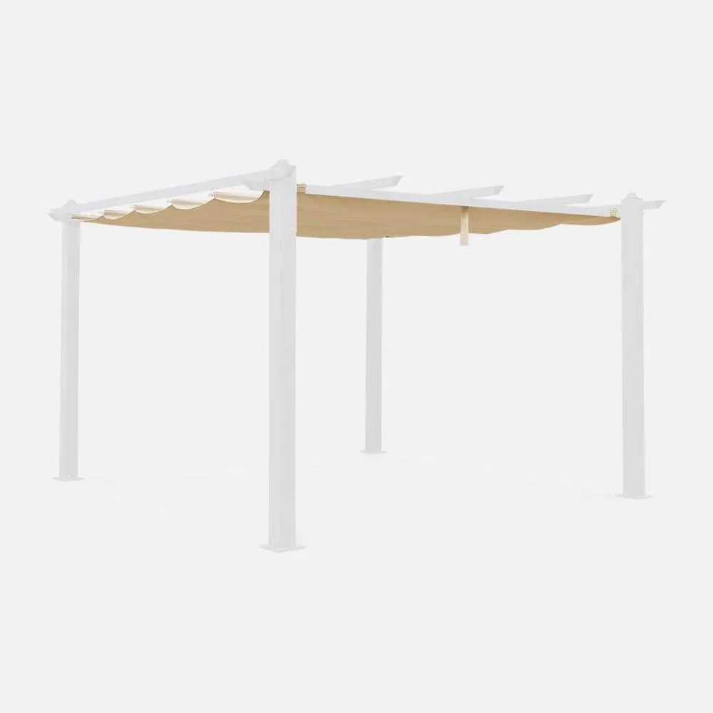 sweeek Replacement 3x4m pergola canopy roof in Beige