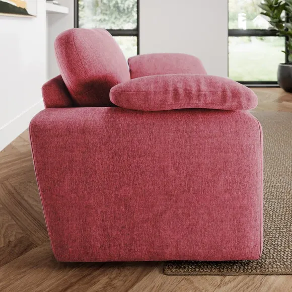 Magnus Vintage Soft Chenille Snuggle Sofa 2
