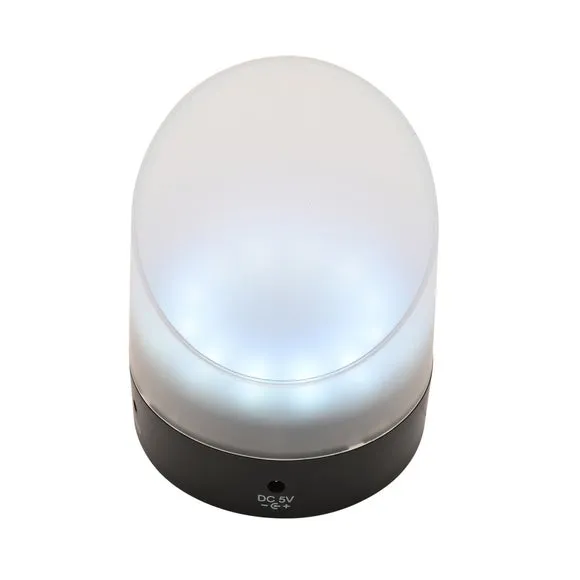 Hometime Cylindrical Light Up Digital Flip-Over Alarm Clock 3
