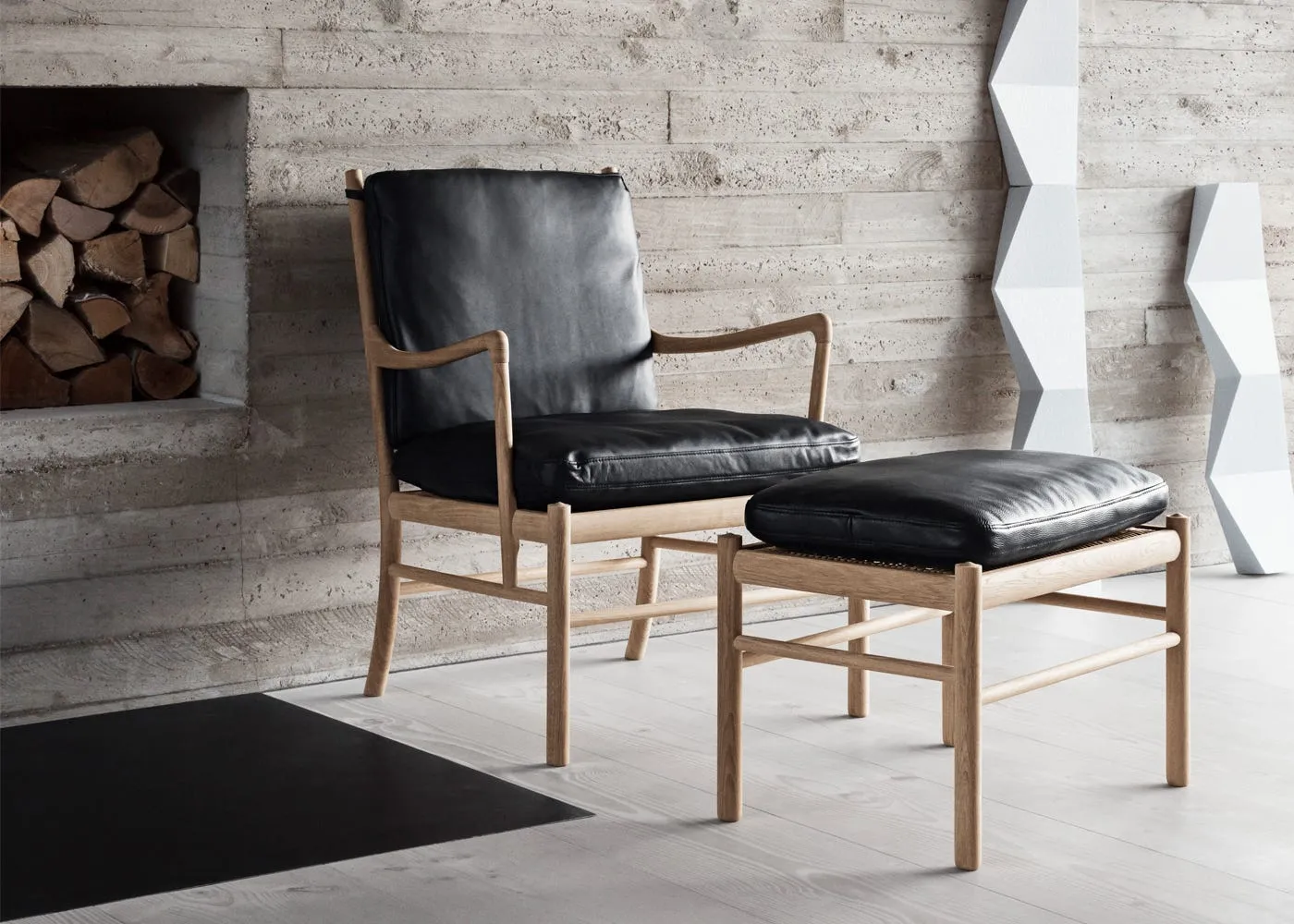 Carl Hansen & Son OW149 Colonial armchair Oak Soap / Leather Thor 307 3