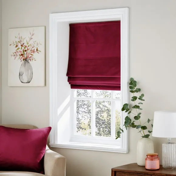 Recycled Velour Roman Blind 1