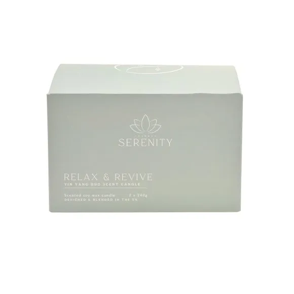 Serenity Yin Yang Relax & Revive Ceramic Candle 5
