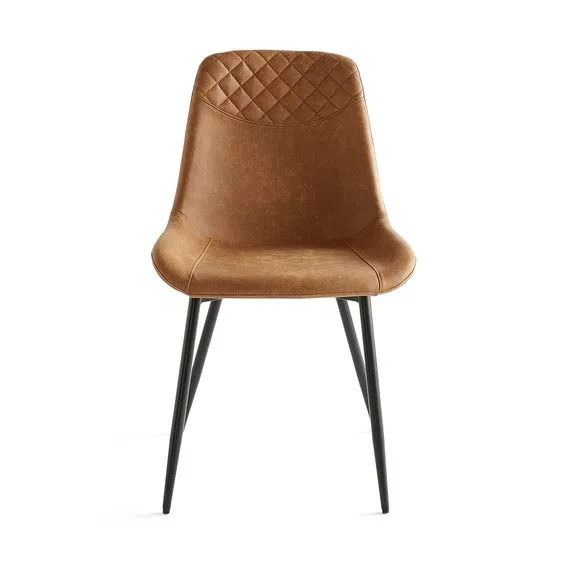 Walden Set of 4 Dining Chairs, Faux Leather 6