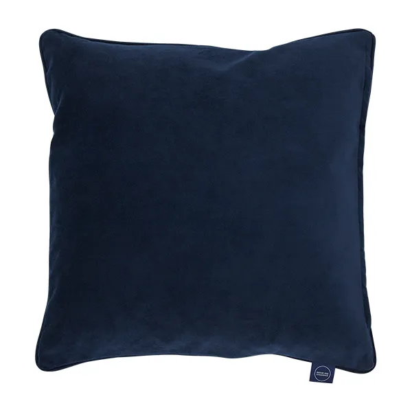 Plush Velvet Cushion  Navy