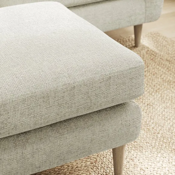 Sven Chunky Chenille Footstool 5