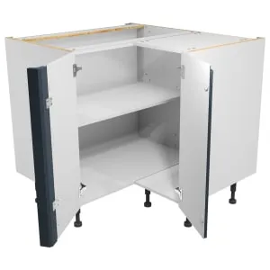 Wickes Madison Marine Blue Corner Base Unit - 925mm 2