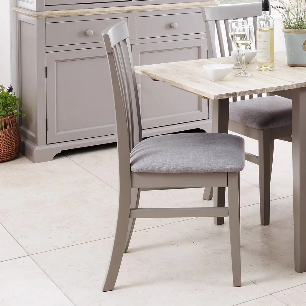Statement Furniture Florence Highback Upholstered Chairs Set of 2 in Light Grey 4