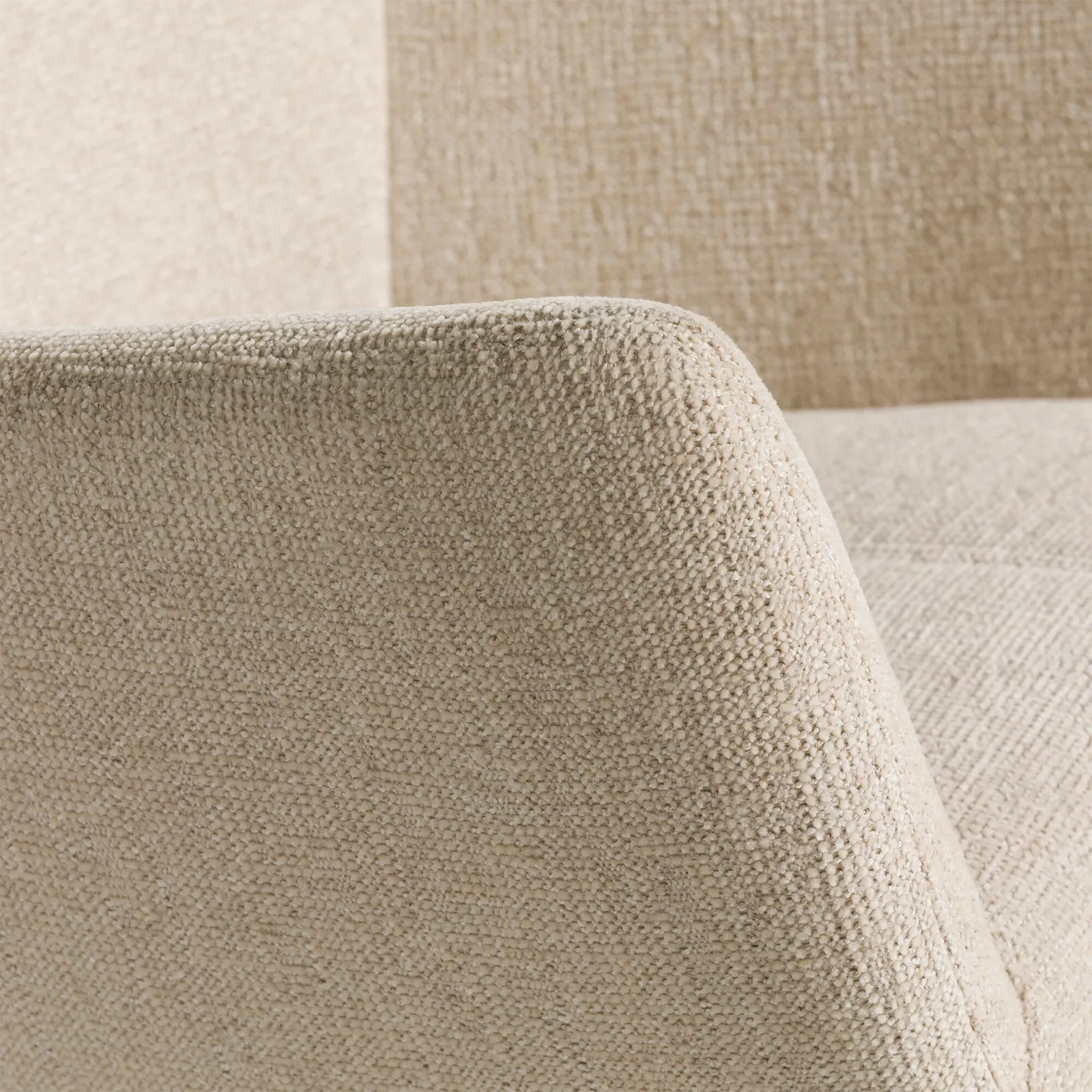 Pendock Beige Swivel Armchair, Neutral Fabric | Barker & Stonehouse 6