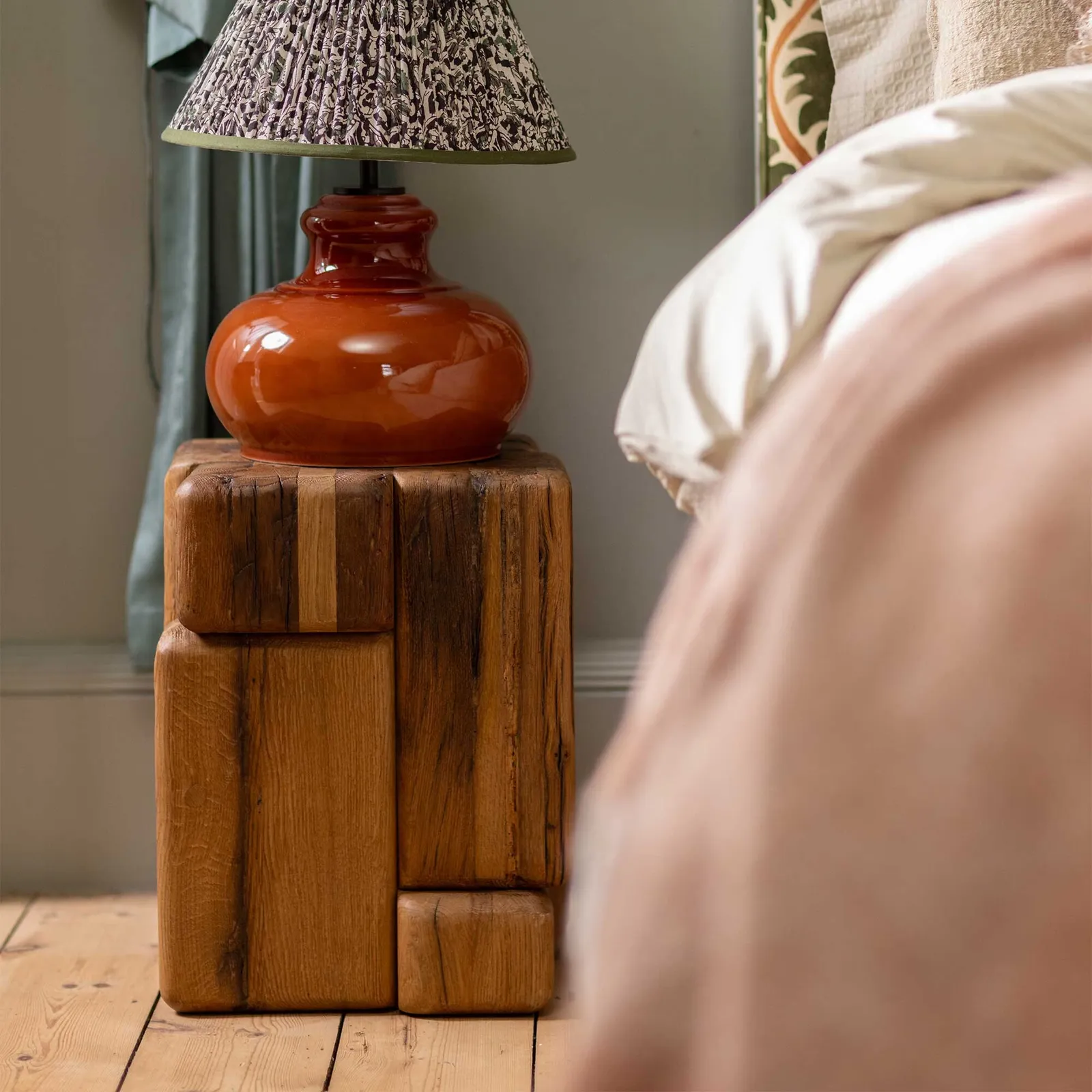 Brecon Square Stool 35X35X45Cm, Brown Oak | Barker & Stonehouse 2