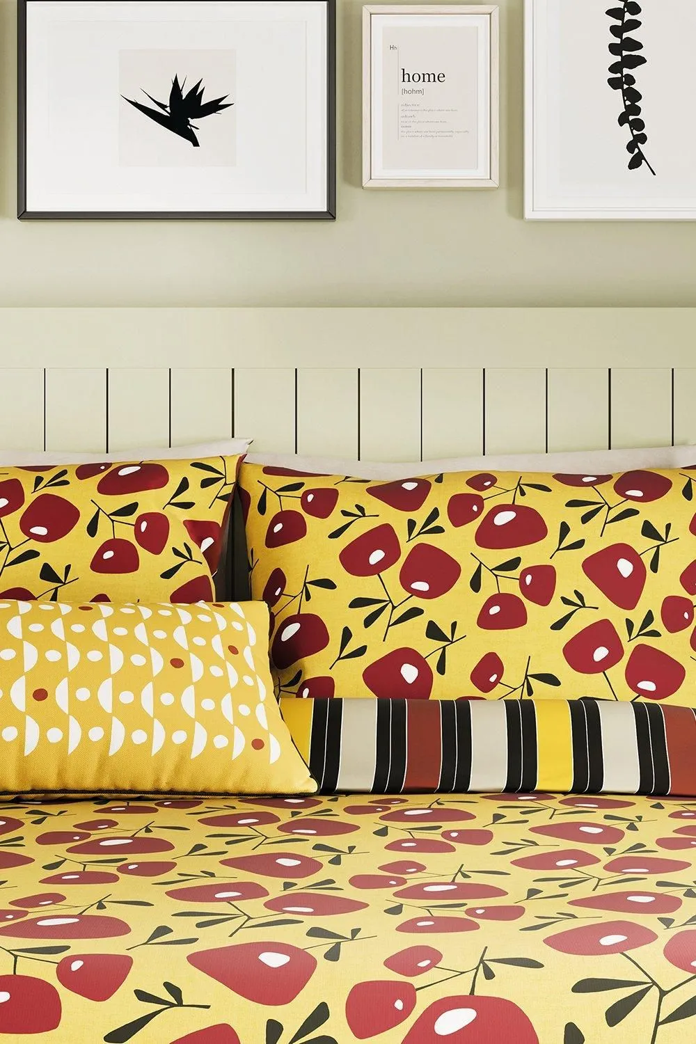 Helena Springfield 'Jax' Cotton Duvet Cover Set in Mustard 2