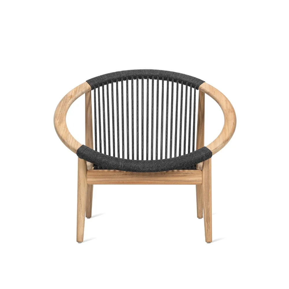 Vincent Sheppard Frida Lounge Chair Untreated Teak Anthracite Seat 3