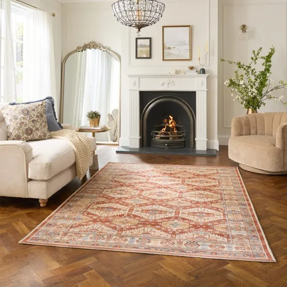 Think Rugs Quartz Garnet Rug