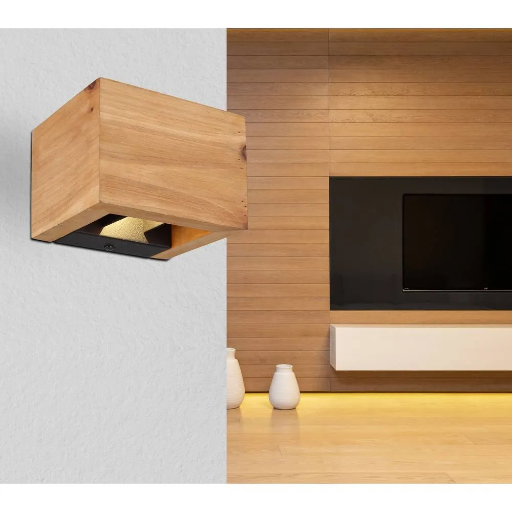 Netlighting Alina Up & Down Wall Lamp Dark Brown LED 3000K 6