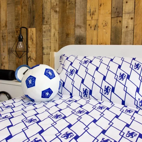Chelsea Geometric Polycotton Duvet Cover & Pillowcase Set 4