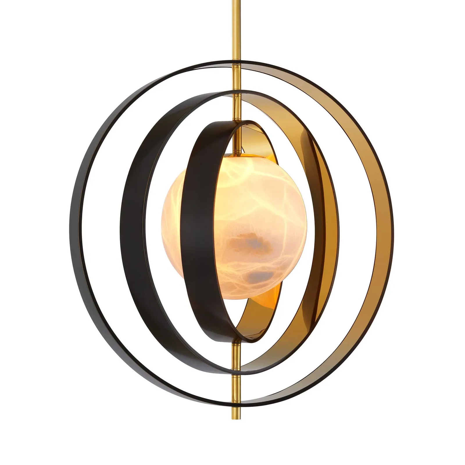 Eichholtz Chandelier Pearl 70X57X71.5, Gold Metal | Barker & Stonehouse 3