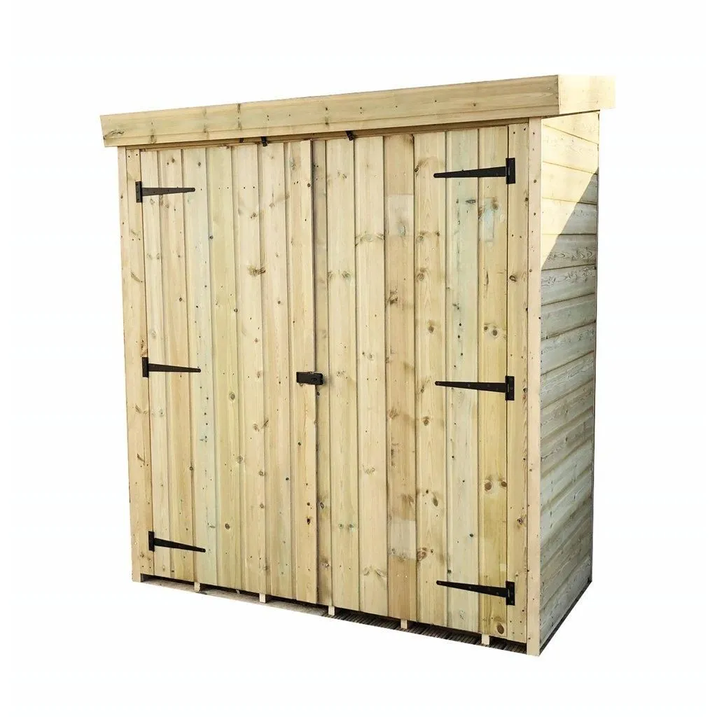 Marlborough 6 x 3 Pressure Treated Tongue & Groove Tall Pent Store in Natural 3