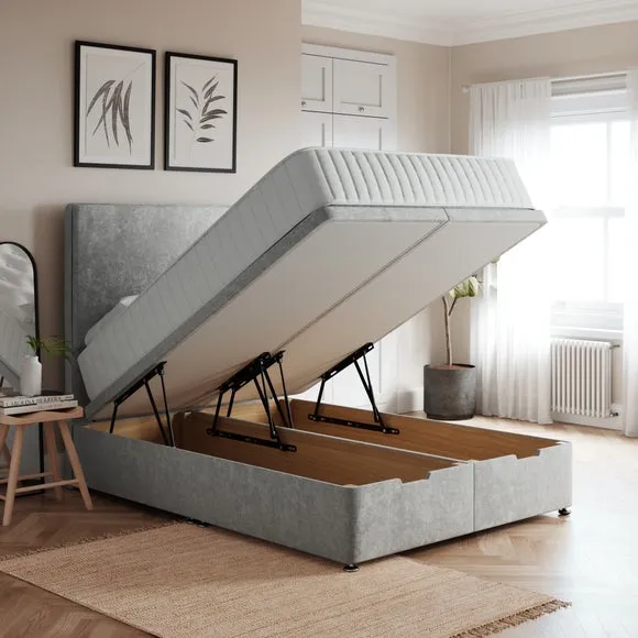 Luxury End Ottoman Bed Frame, Chenille 2