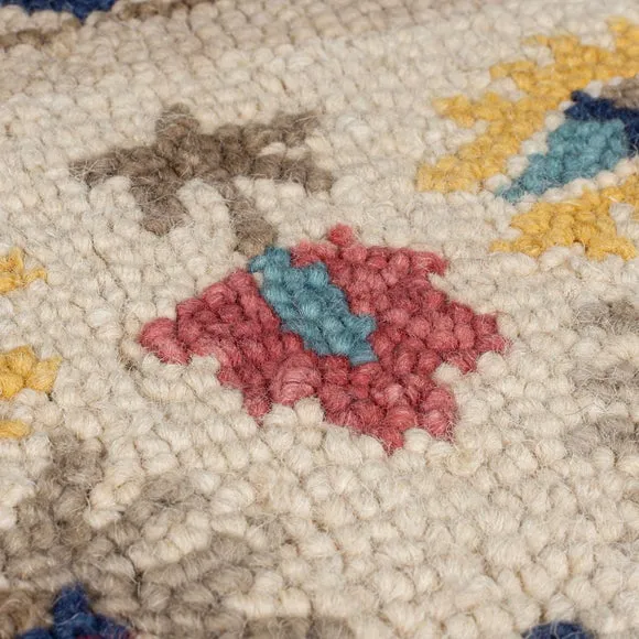 Hani Floral Wool Rug 3