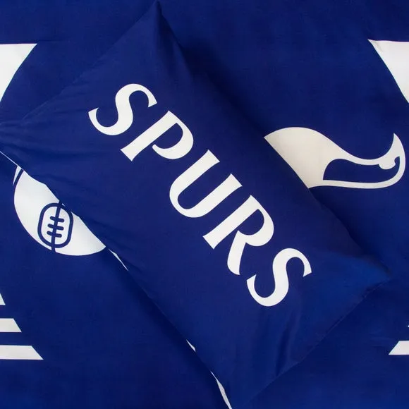 Tottenham Hotspur Line Polycotton Duvet Cover & Pillowcase Set 2