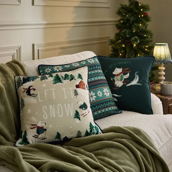 Set of 3 Alpine Square Cushion Covers