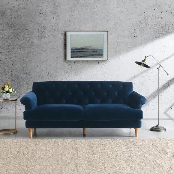 Jazz Velvet 3 Seater Sofa 1