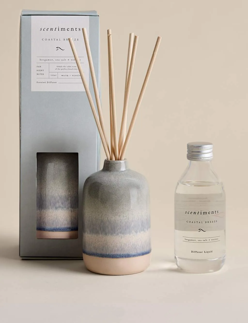 Scentiments™ Coastal Breeze 150ml Diffuser Blue Mix
