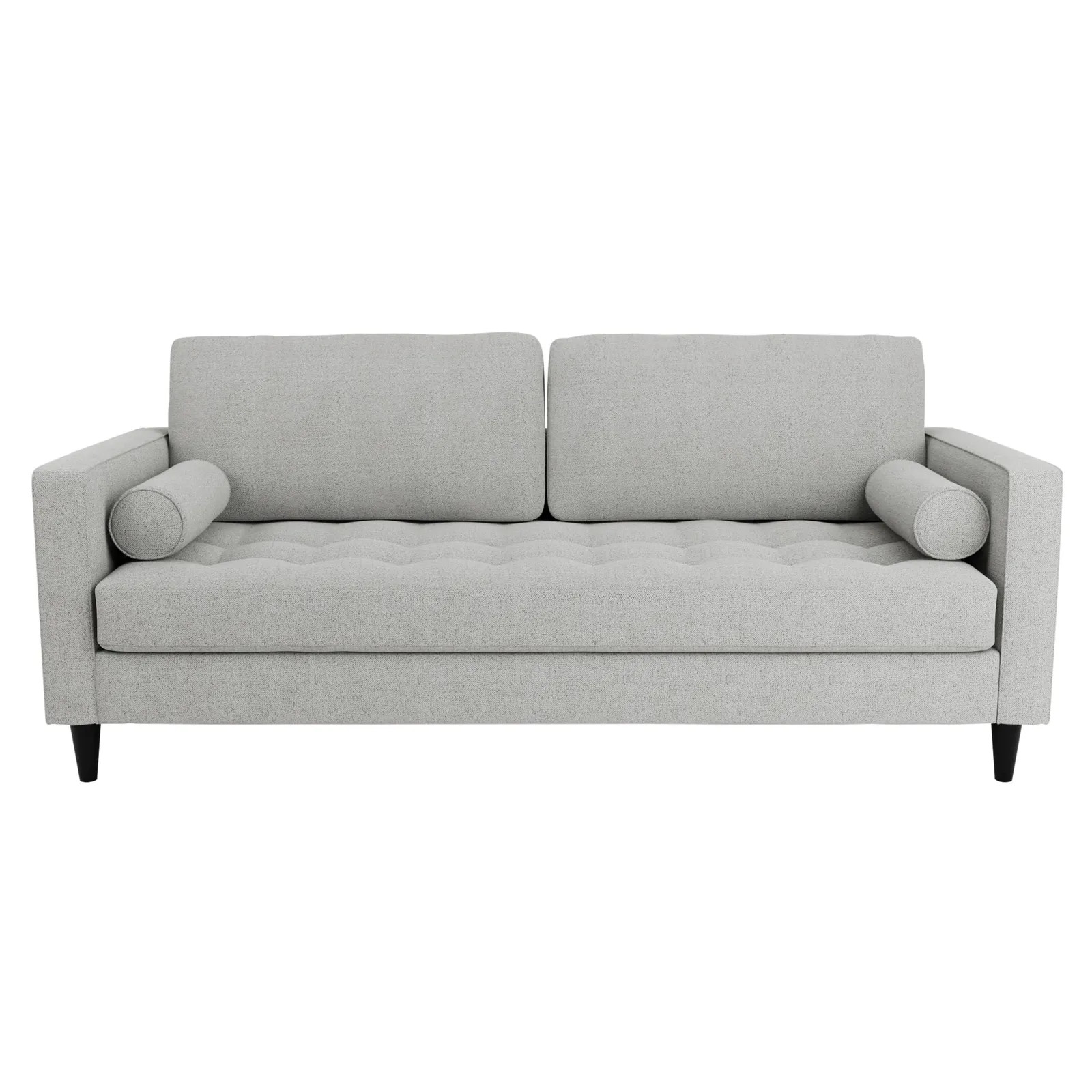 Zoe Boucle 3 Seater Sofa Light Grey