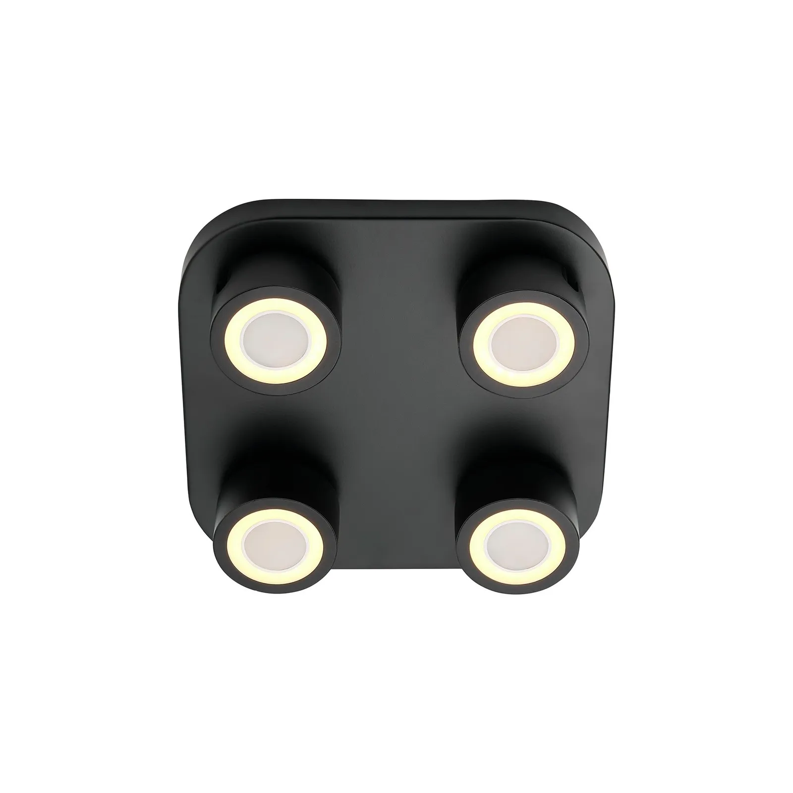 Nordlux Clyde Ceiling Light Black Metal Office LED 2700k Mains 5