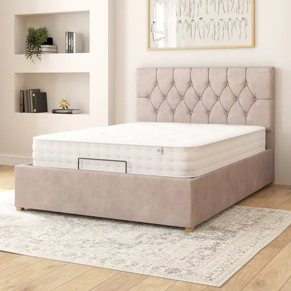 Olivier Plush Velvet Adjustable Bed 2