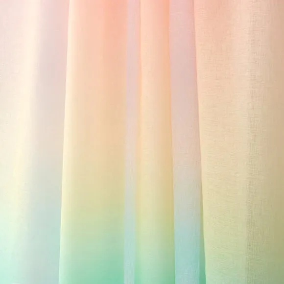 Ombre Slot Top Single Voile Panel 3