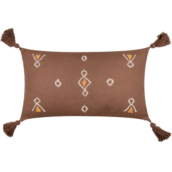 Meare Woven Cotton Rectangular Cushion 3